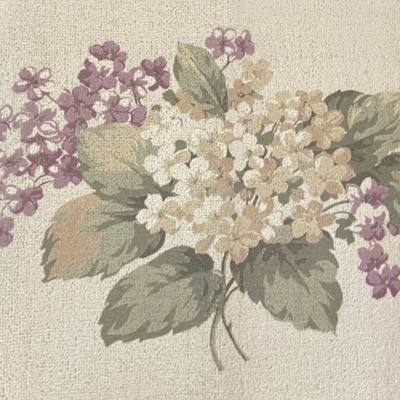 🏡🏡Martha Stewart Hydrangea Non Skid Rug NWT - Picture 2 of 6